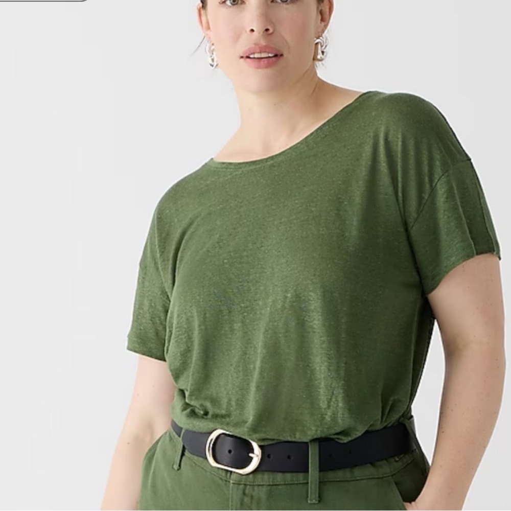 COPY - NWT Relaxed Linen-Blend T-Shirt
